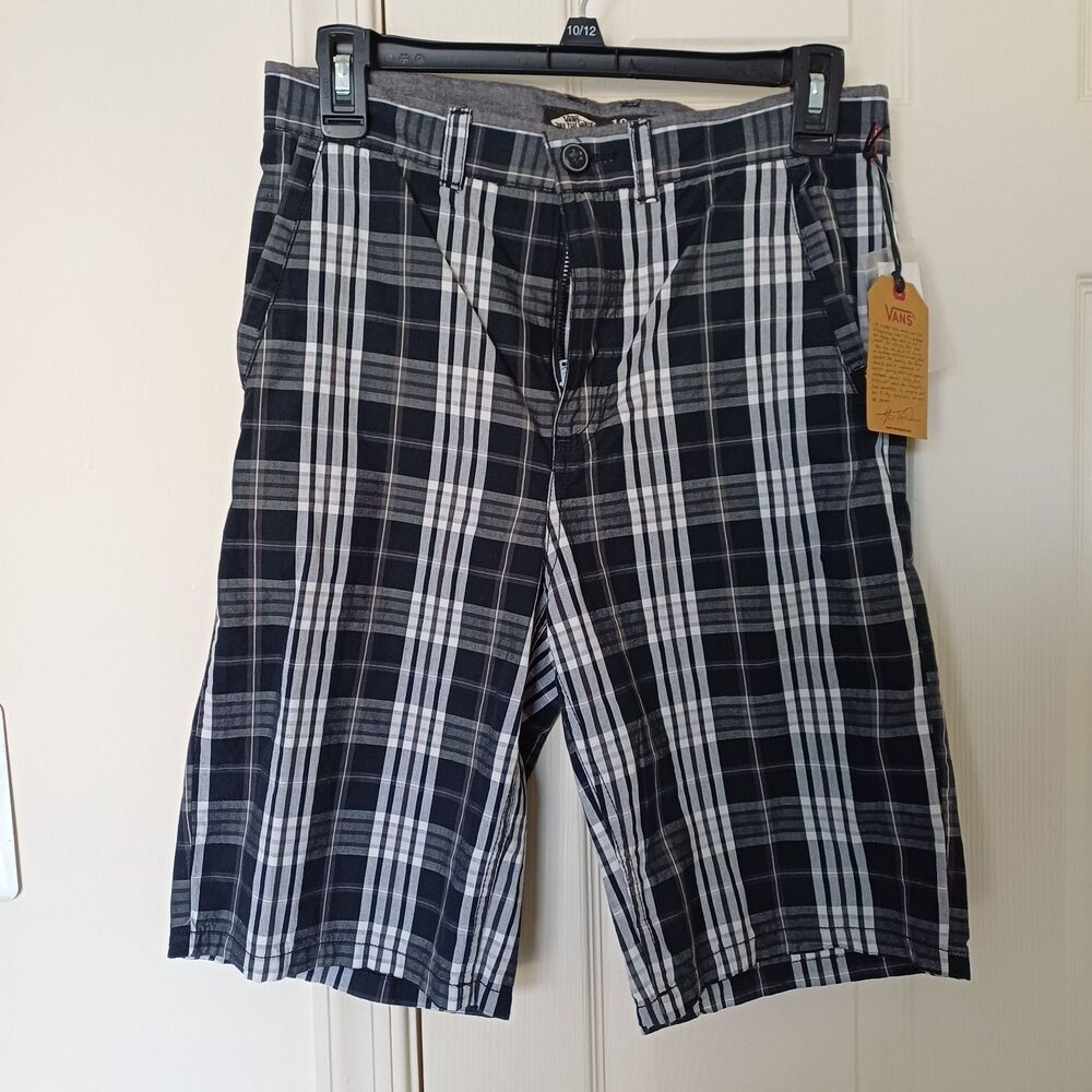Vans Plaid Men's Cotton Shorts size 18/29 new
